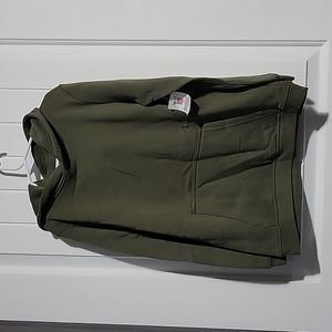 Army green sweatshirt